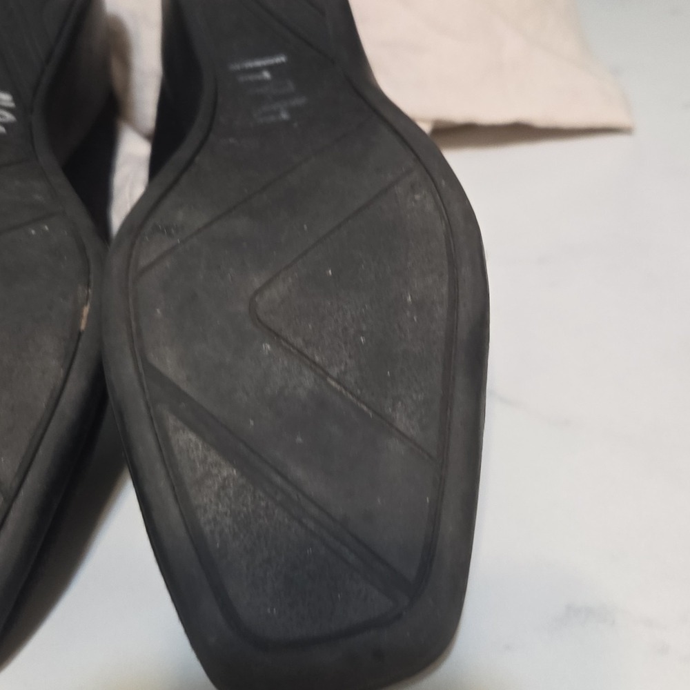 AK Sport Black Stretch Fabric Wedge Loafers Comfort Shoes Women's Size 8.5 M - Picture 14 of 16